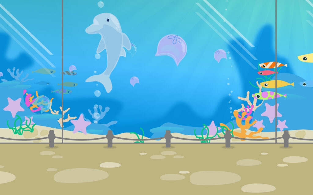 Underwater World Illustration - created in Affinity - for SplashDance